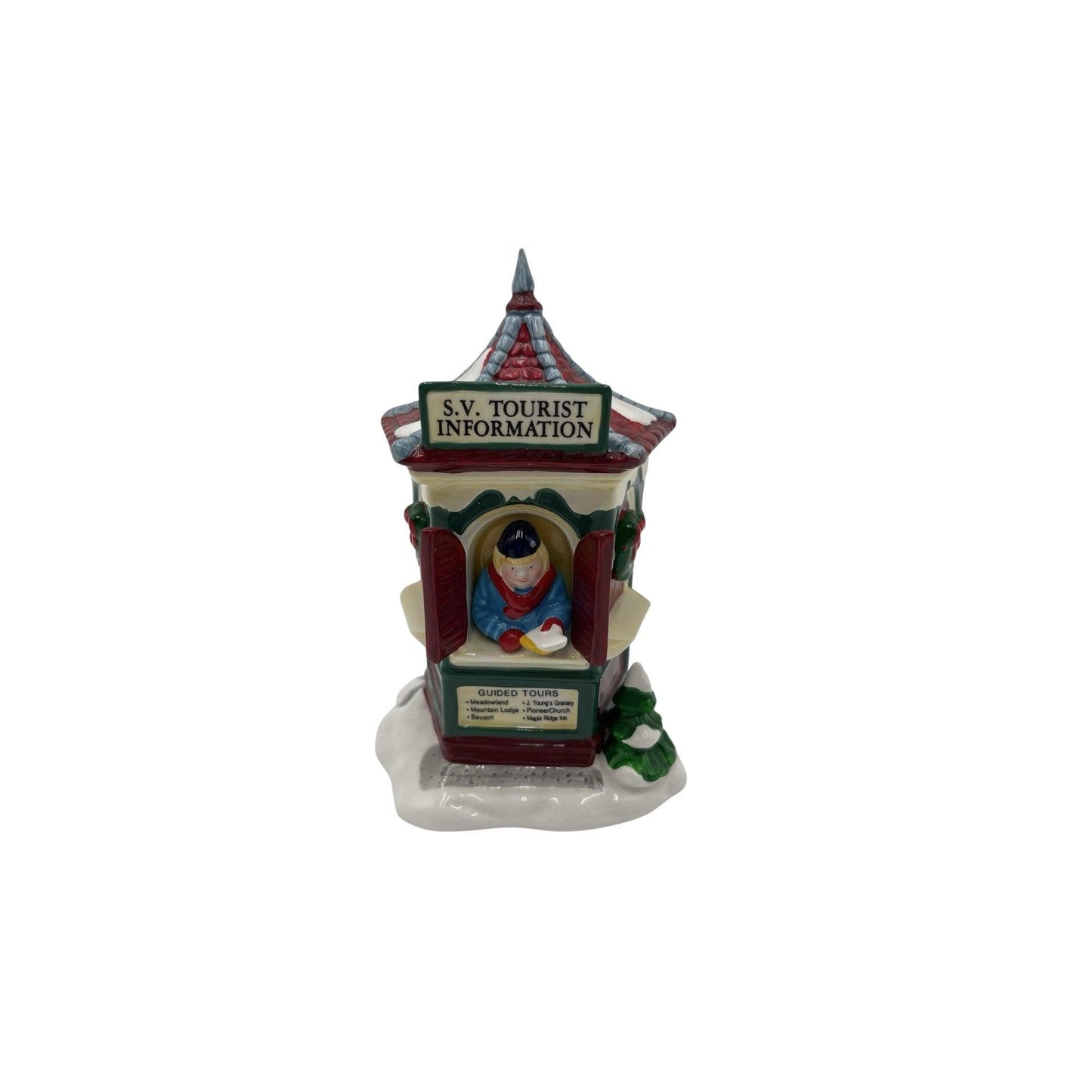 1993 “Tour the Village” – Original Snow Village Department 56, Item #54526 1297495 Image1