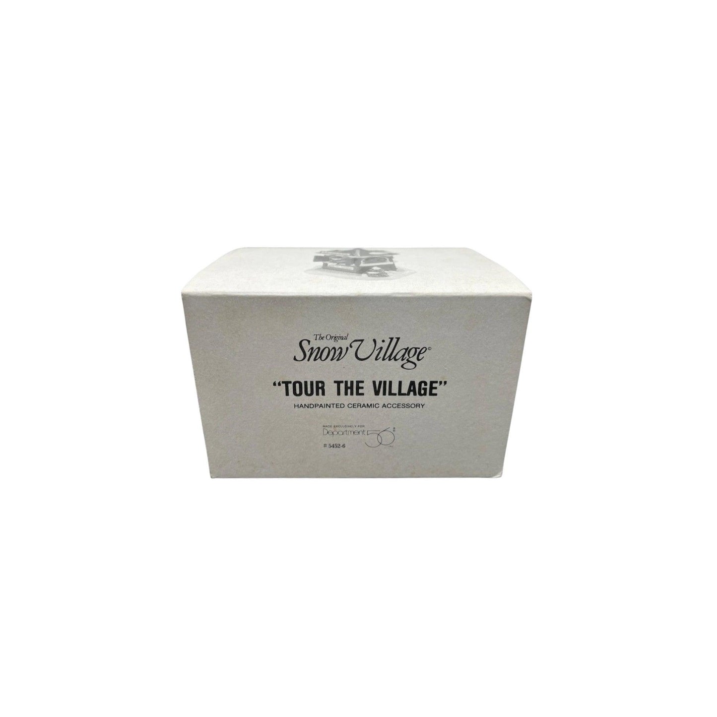 1993 “Tour the Village” – Original Snow Village Department 56, Item #54526 1297495 Image2
