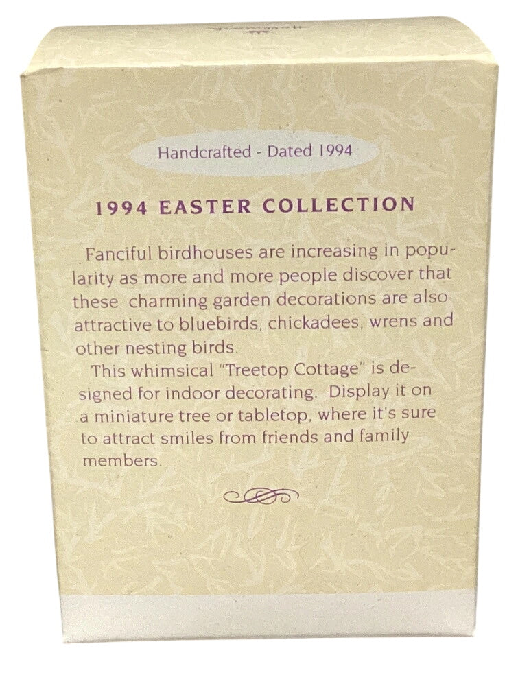 1993 Treetop Cottage Hallmark Ornament (Bird) QEO8186