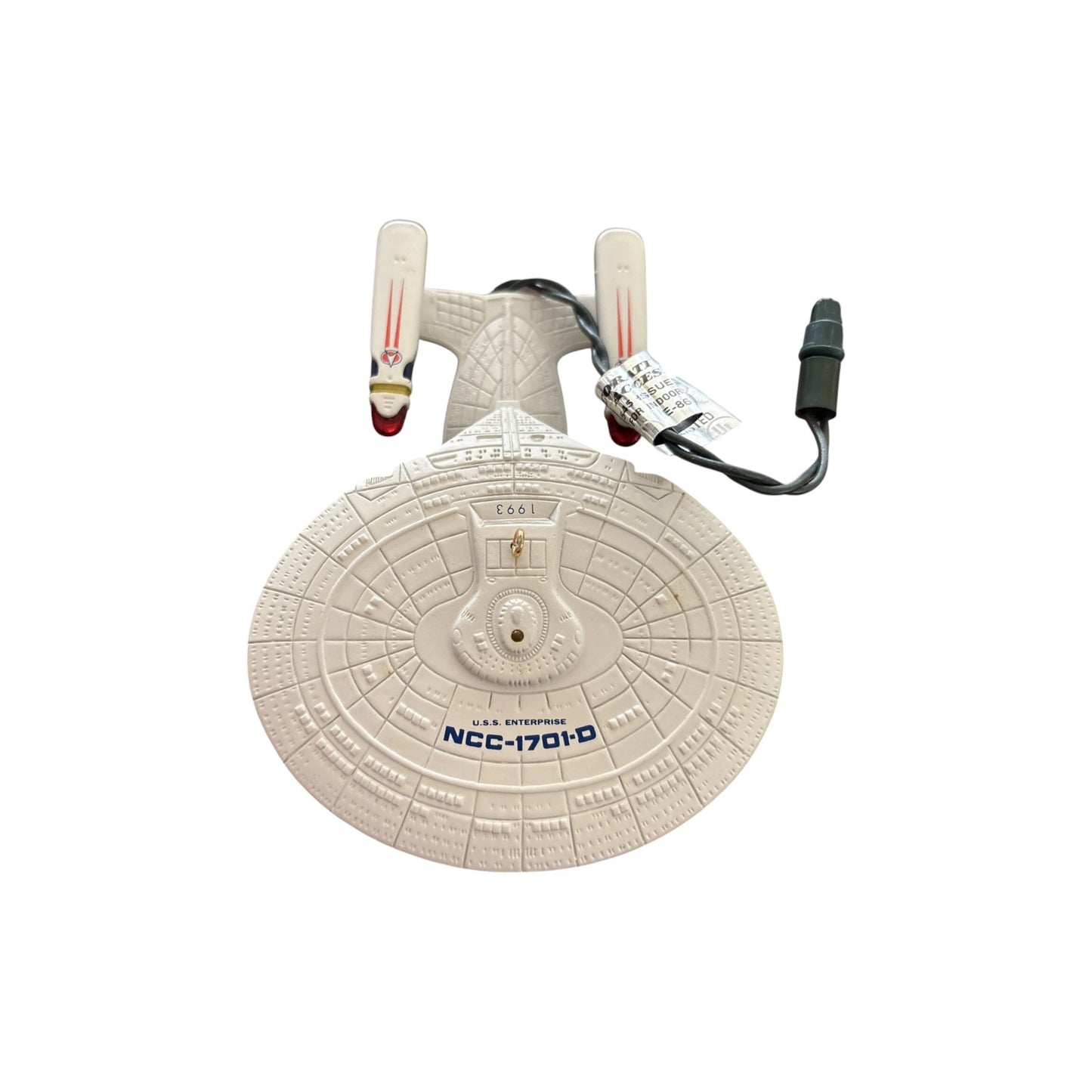 1993 U.S.S. Enterprise - Next Generation Hallmark Ornament (Star Trek) QLX7412 Image4
