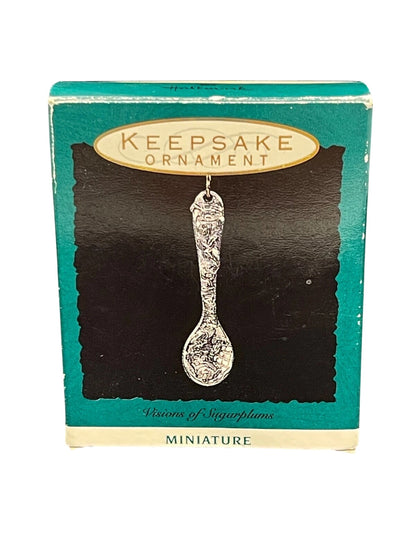 1993 VIsions of Sugarplums Hallmark Ornament (Silver) QXM4022 Image2