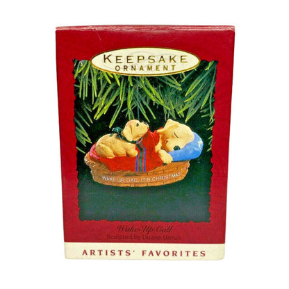 1993 Wake-Up Call Hallmark Ornament (Puppy) QX5262