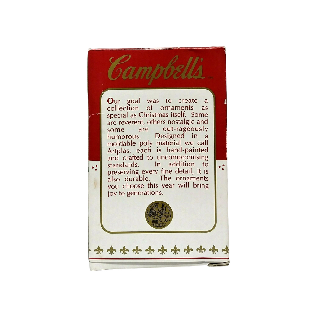 1993 "Warm And Hearty Wishes" Enesco Ornament (Campbell's) 582344 Image7