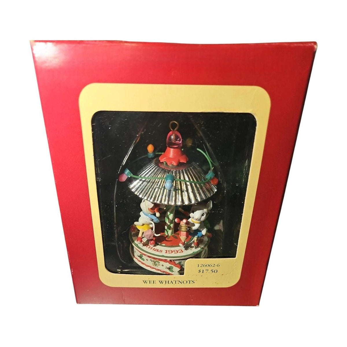 1993 Wee Whatnots Carlton Cards Ornaments (Carousel Ride) 126062-6 Image2