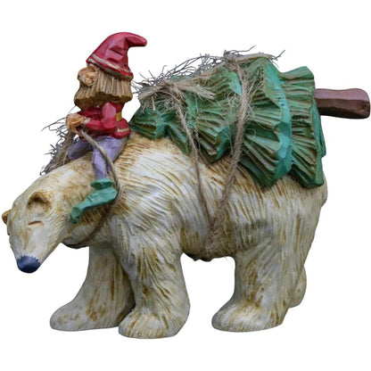 1993Polar Bear Adventure Hallmark Ornament (Folk Art Americana) QK1055