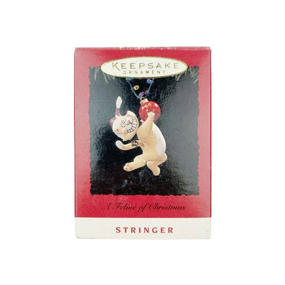 1994 A Feline of Christmas Hallmark Ornament (Kitten) QX581 6