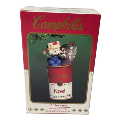 1994 "A" For Santa - Third Issue in the Campbell's Soup Series (Enesco)