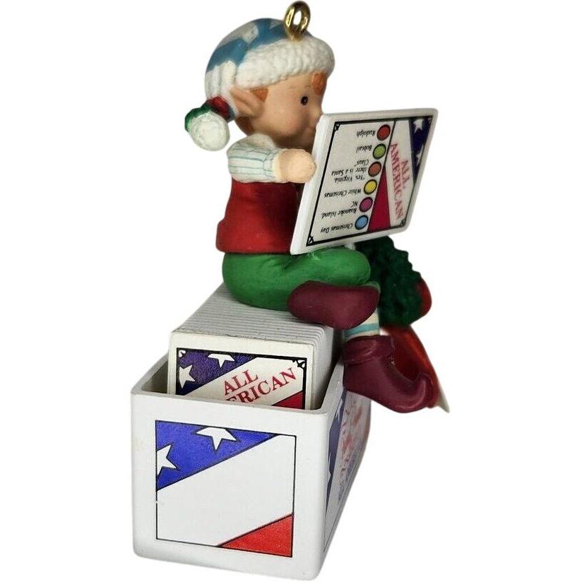 1994 "Answering Christmas Wishes" - Trivial Pursuit All American (Enesco)