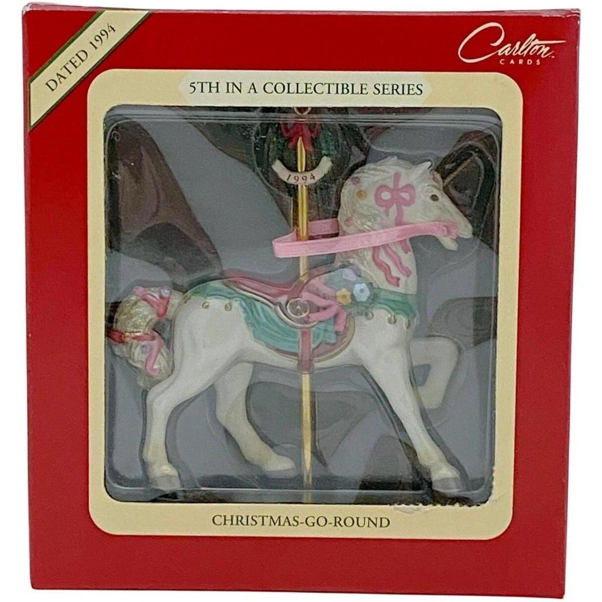 1994 Christmas Go Round Carlton Cards Ornaments (Merry Go Round) by Carlton Cards Carlton Cards Ornaments (Christmas-Go-Round Series) CXOR-011W