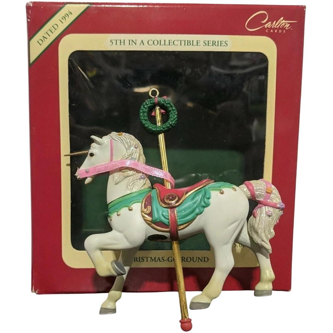 1994 Christmas Go Round Carlton Cards Ornaments (Merry Go Round) by Carlton Cards Carlton Cards Ornaments (Christmas-Go-Round Series) CXOR-011W