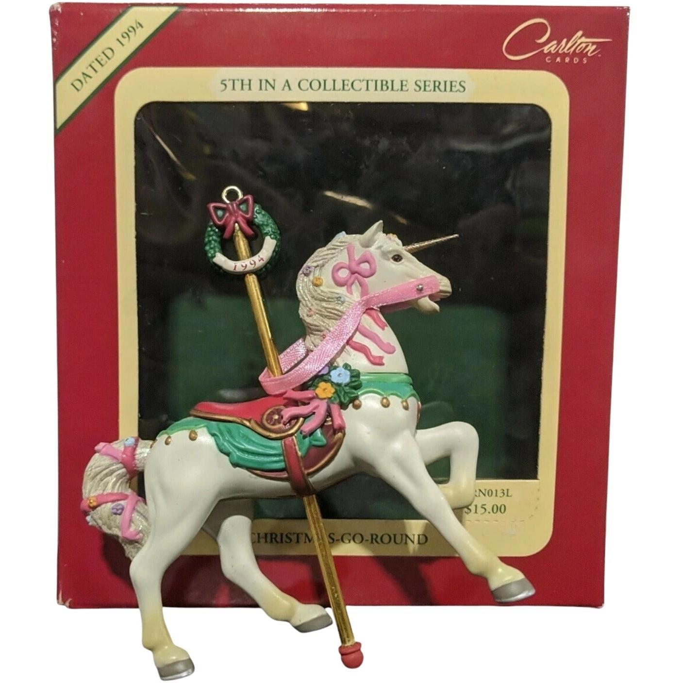 1994 Christmas Go Round Carlton Cards Ornaments (Merry Go Round) by Carlton Cards Carlton Cards Ornaments (Christmas-Go-Round Series) CXOR-011W
