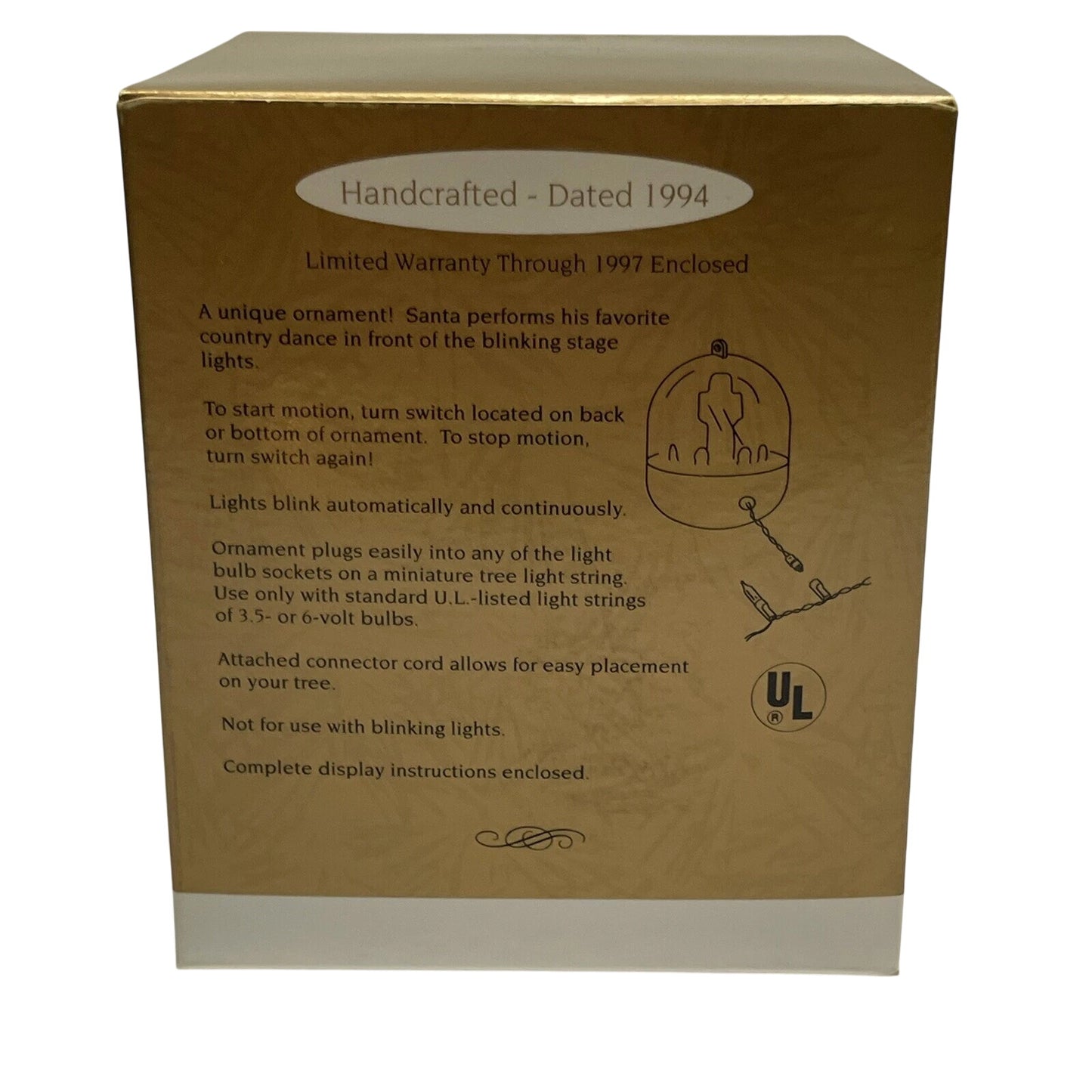 1994 Country Showtime Hallmark Ornament (Magic Globe) QLX7416