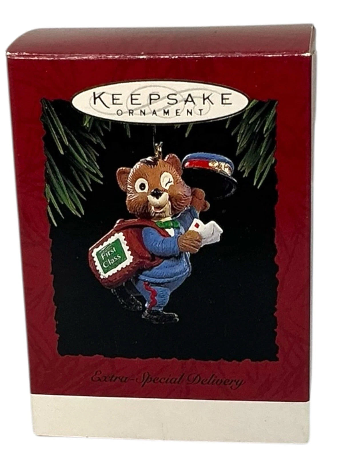 1994 Extra Special Delivery Hallmark Ornament (Chipmunk & Squirrel) QX5833