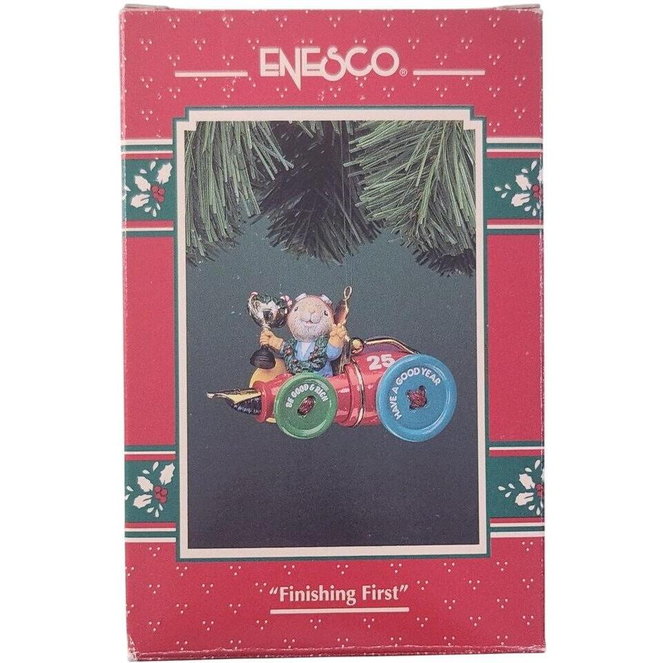 1994 Finishing First Enesco Ornament (Mouse) 594342