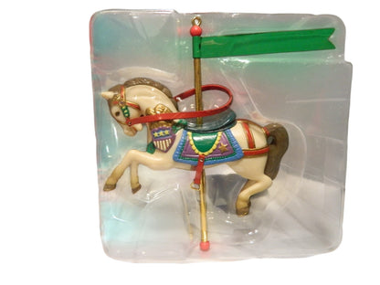 1994 Gallant Greeting - Fifth Issue in the "Christmas Carousel" Series (Carousel Horse)