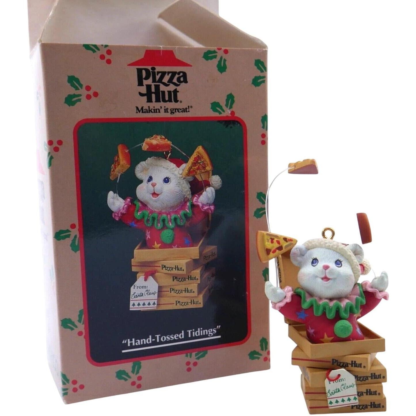 1994 "Hand-Tossed Tidings" - Pizza Hut (Enesco)