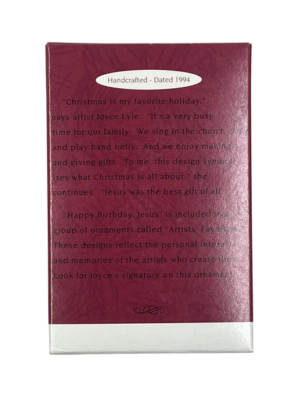 1994 Happy Birthday Jesus Hallmark Ornament (Nativity) QX5423