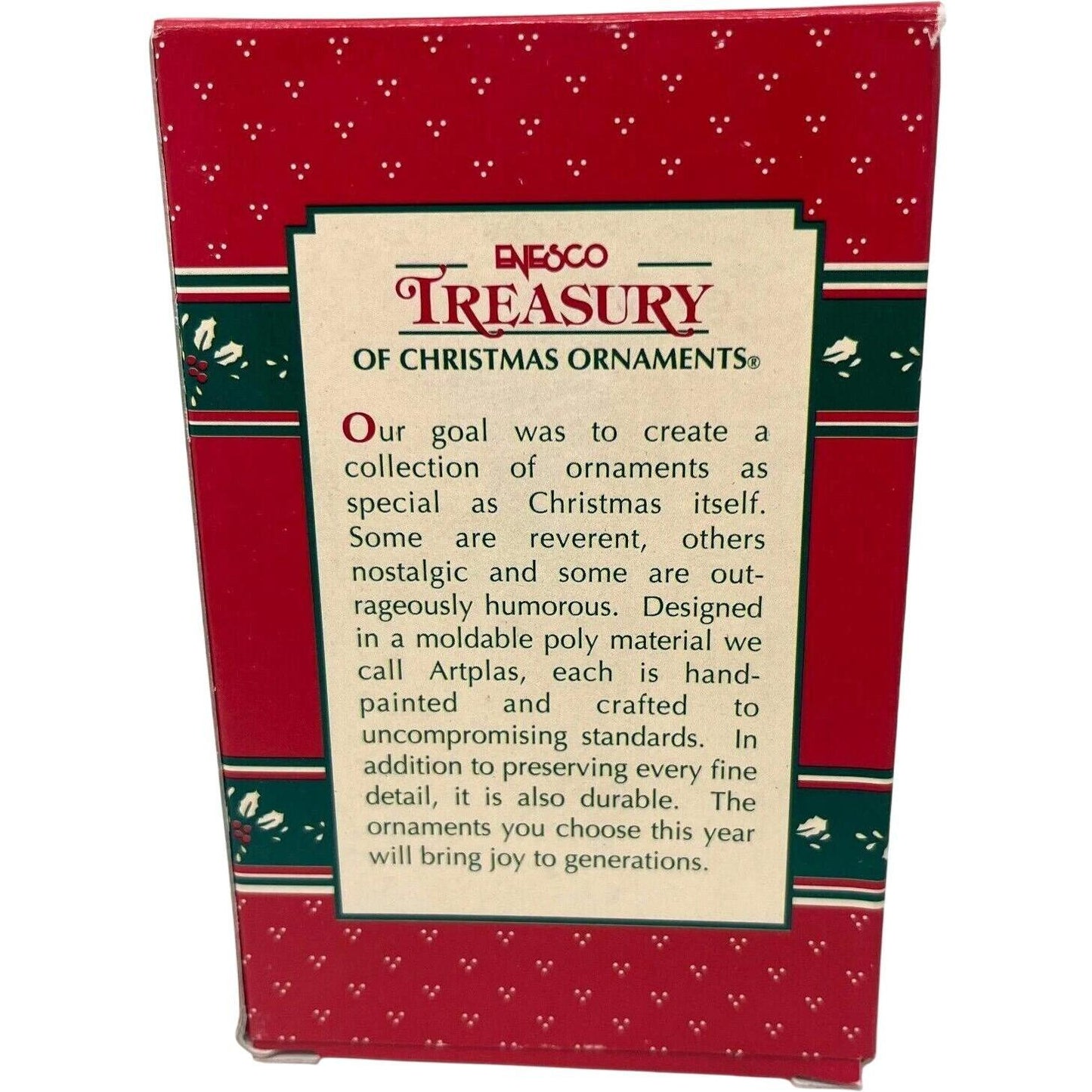 1994 Have A Dino-mite Christmas Enesco Ornament (Dinosaur) 599023