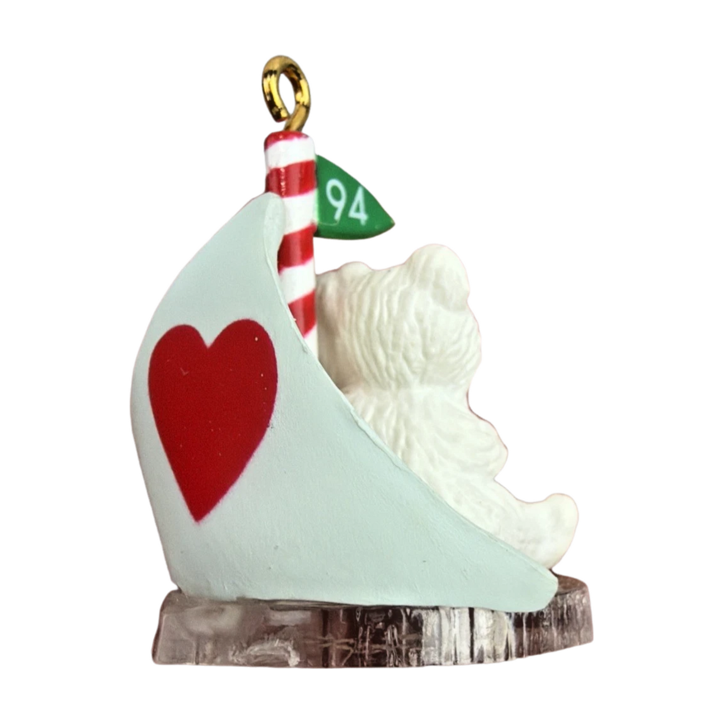 1994 Hearts A Sail Hallmark Ornament (Polar Bear) QXM4006