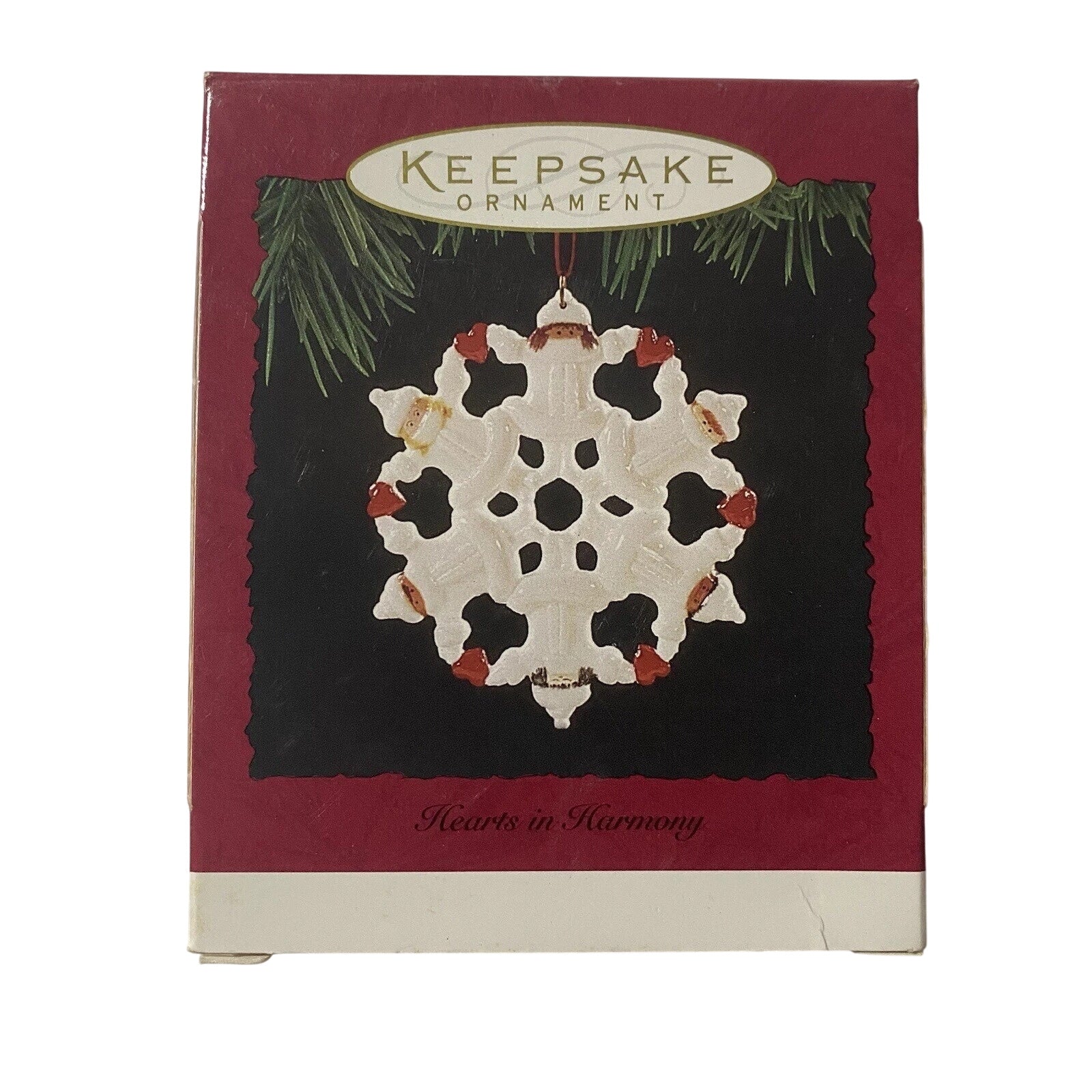 1994 Hearts in Harmony Hallmark Ornament (Snowflake) QX4406