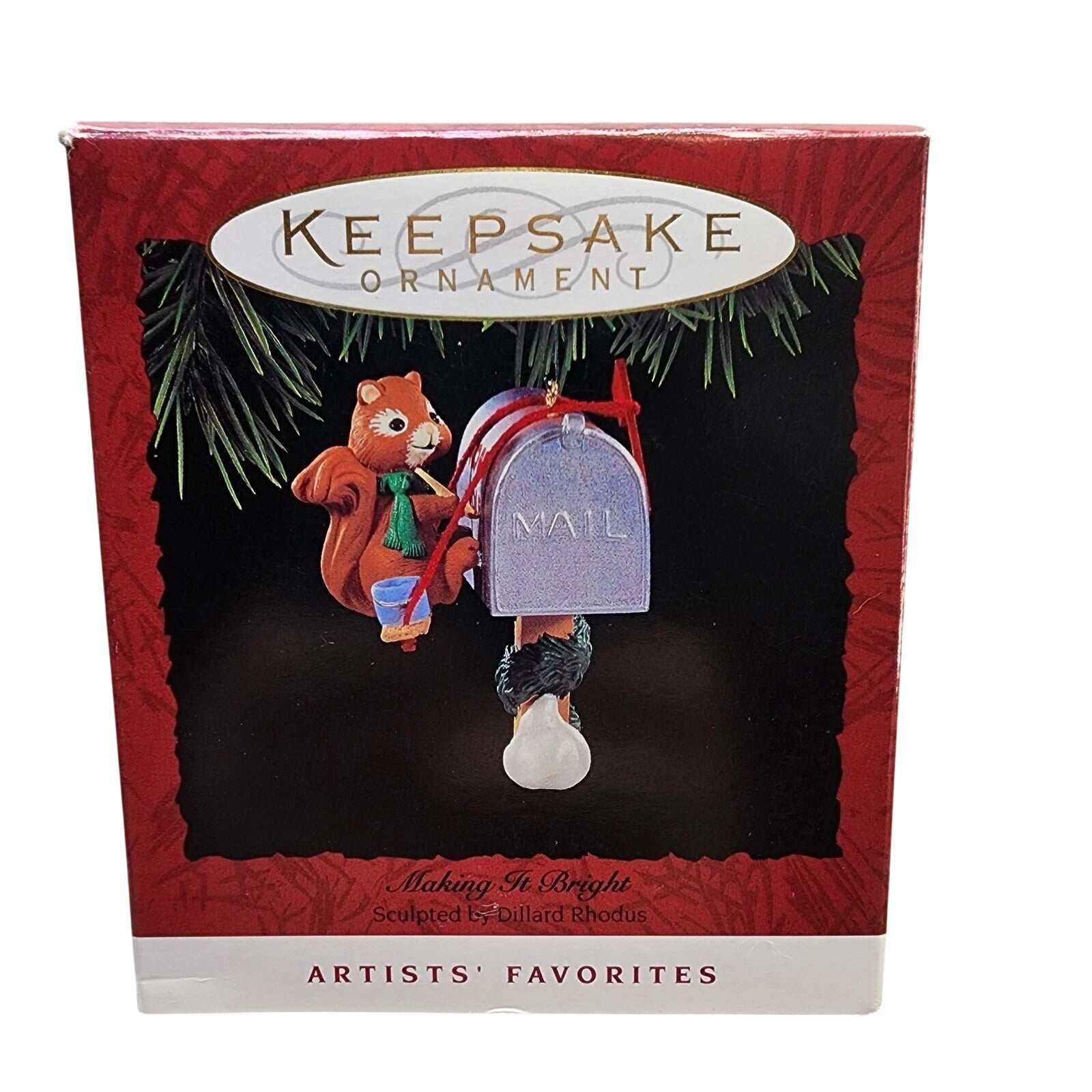1994 Making It Bright Hallmark Ornament (Mailbox) QX5403