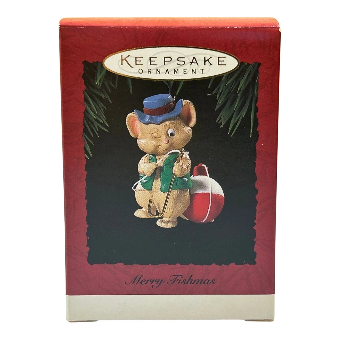 1994 Merry Fishmas Hallmark Ornament (Fishing) QX5913