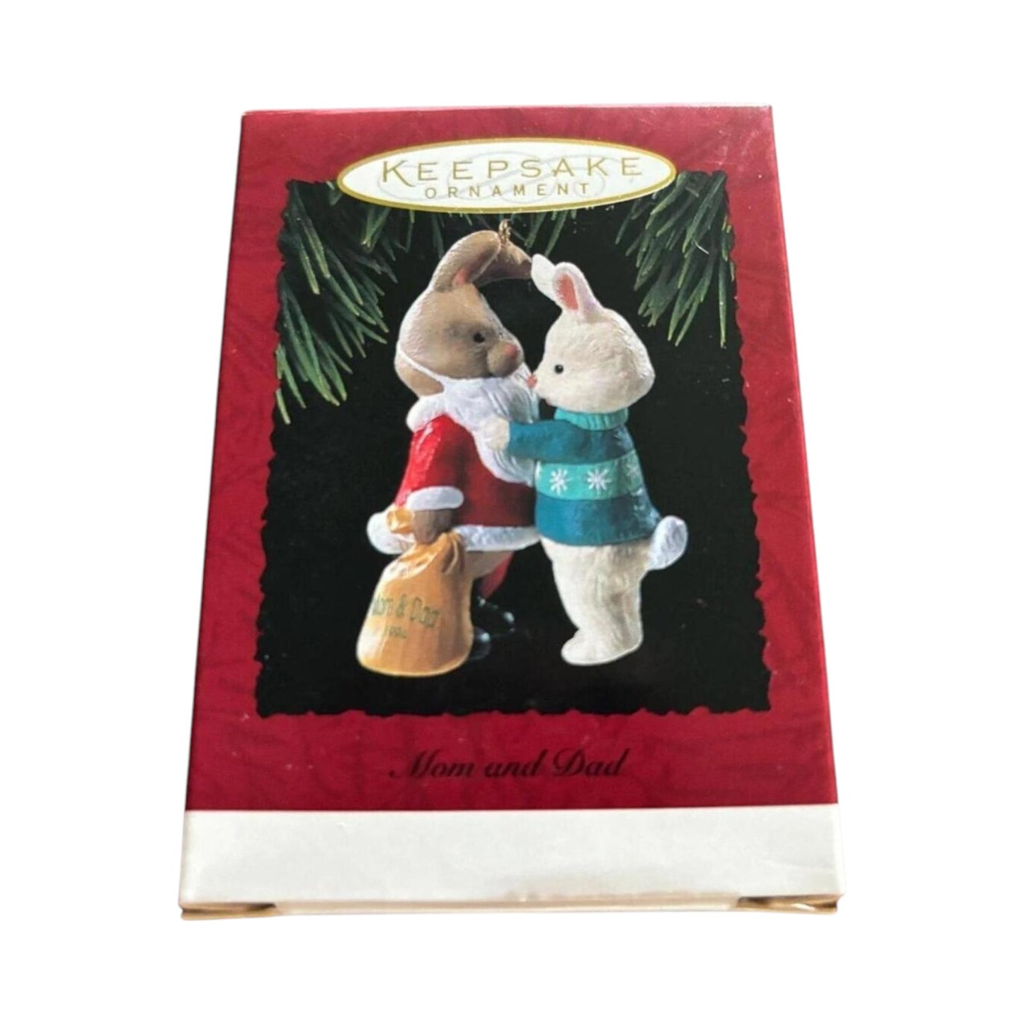 1994 Mom and Dad Hallmark Ornament (Family) QX5666 Image2