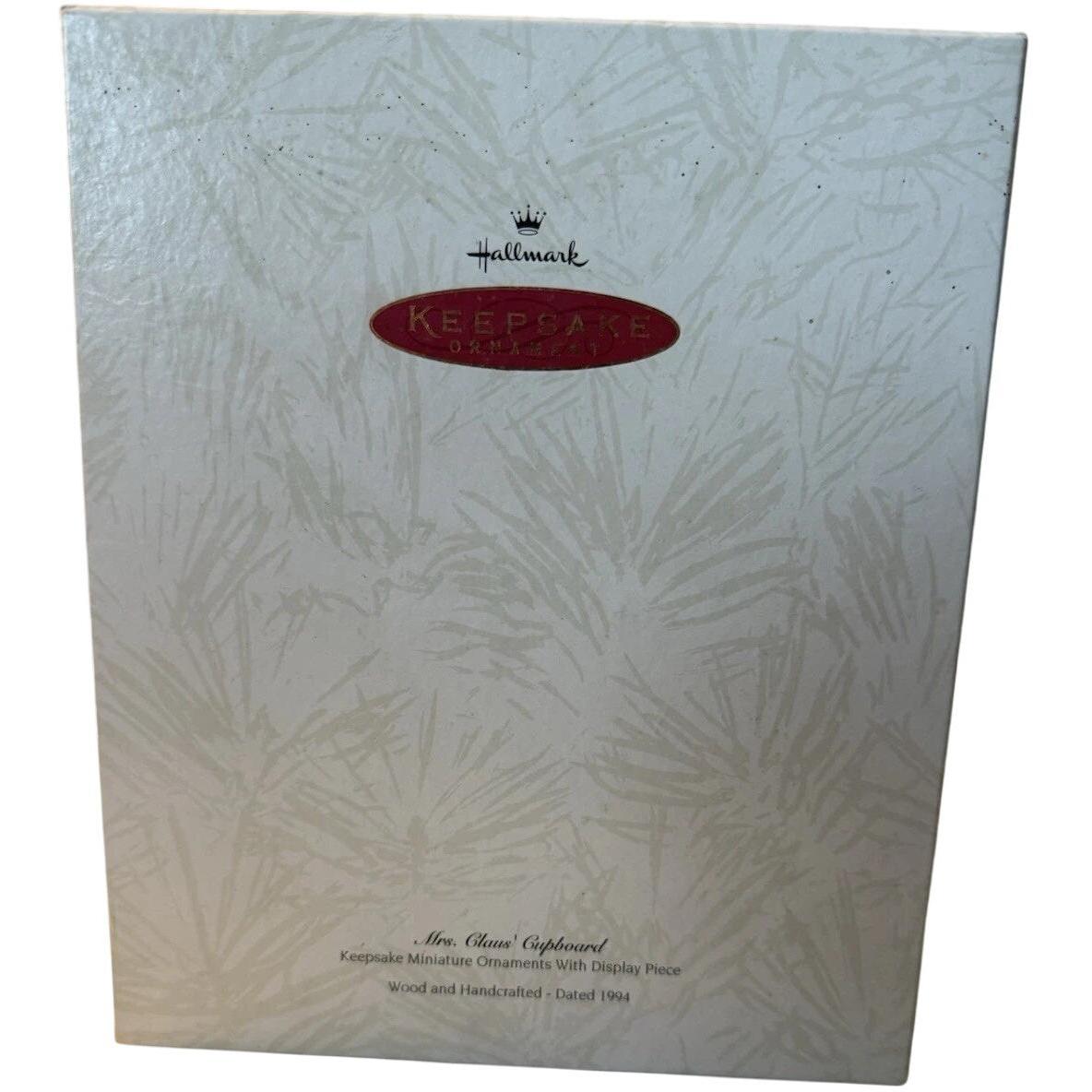 1994 Mrs. Claus' Cupboard Hallmark Ornament (Artist's Appearance Event) QXC4843