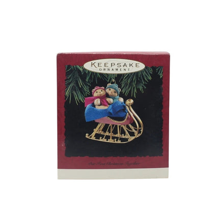 1994 Our First Christmas Together Hallmark Ornament (Teddy Bear) QX5706