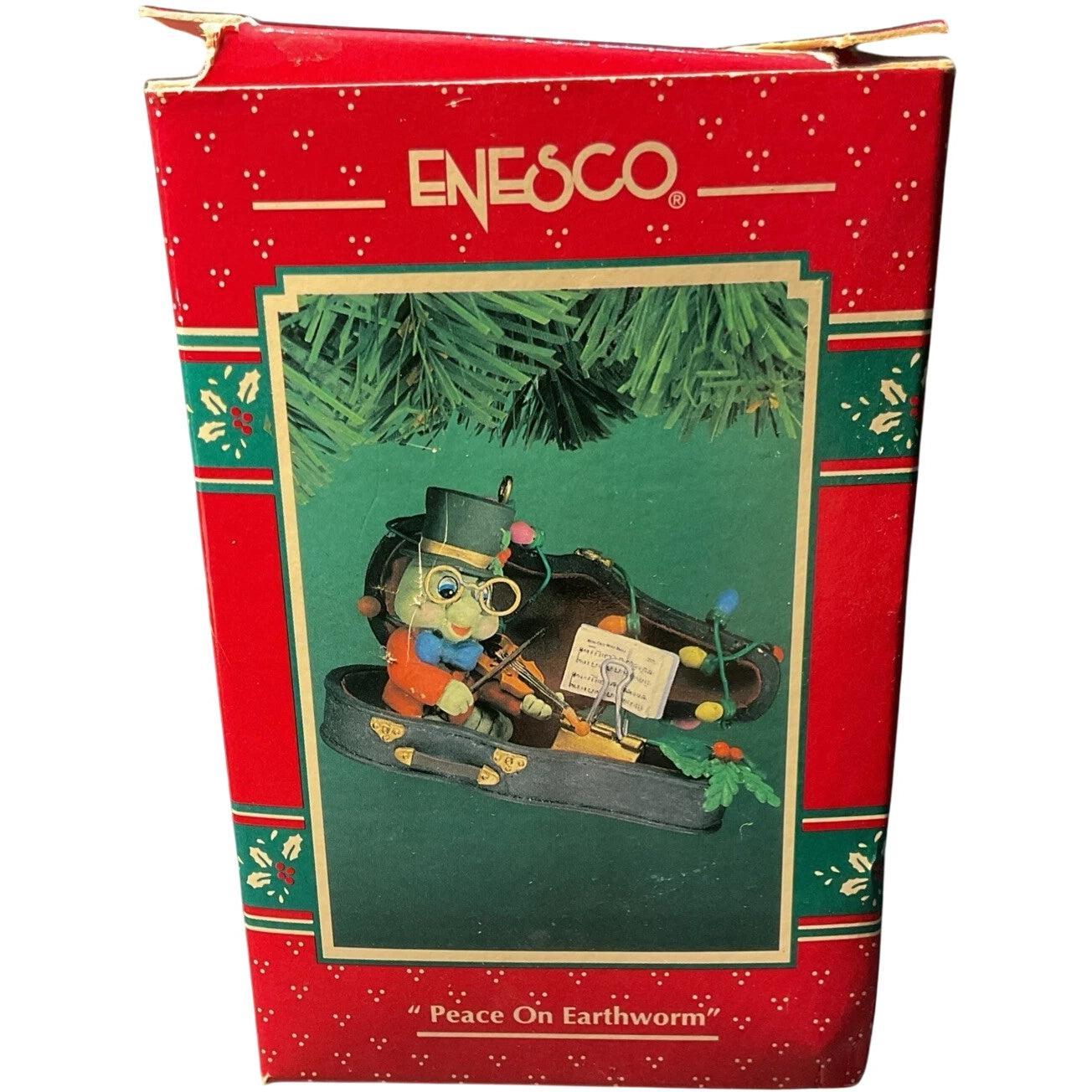 1994 Peace on Earthworm Enesco Ornament (Peace) 588989