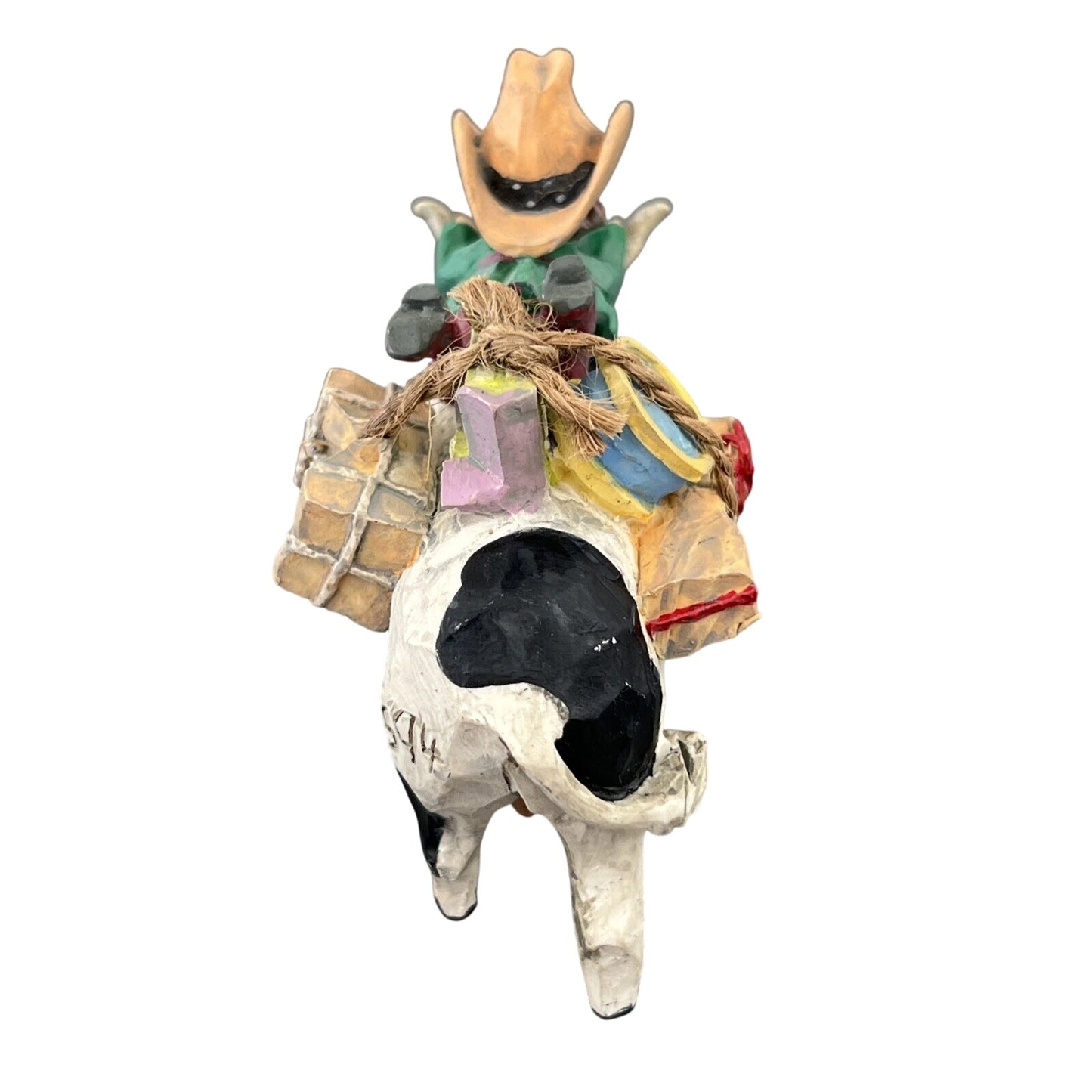 1994 Roundup Time Cow Hallmark Ornament (Folk Art Americana) QK1176