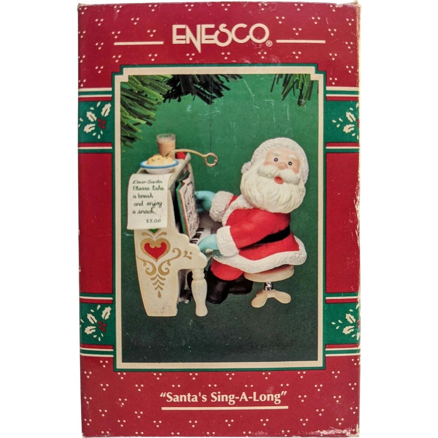1994 Santa's Sing-A-Long Enesco Ornament (Santa Claus) 599727