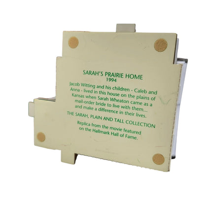 1994 Sarah's Prairie Home Hallmark Ornament (Sarah Plain and Tall) XPR9453