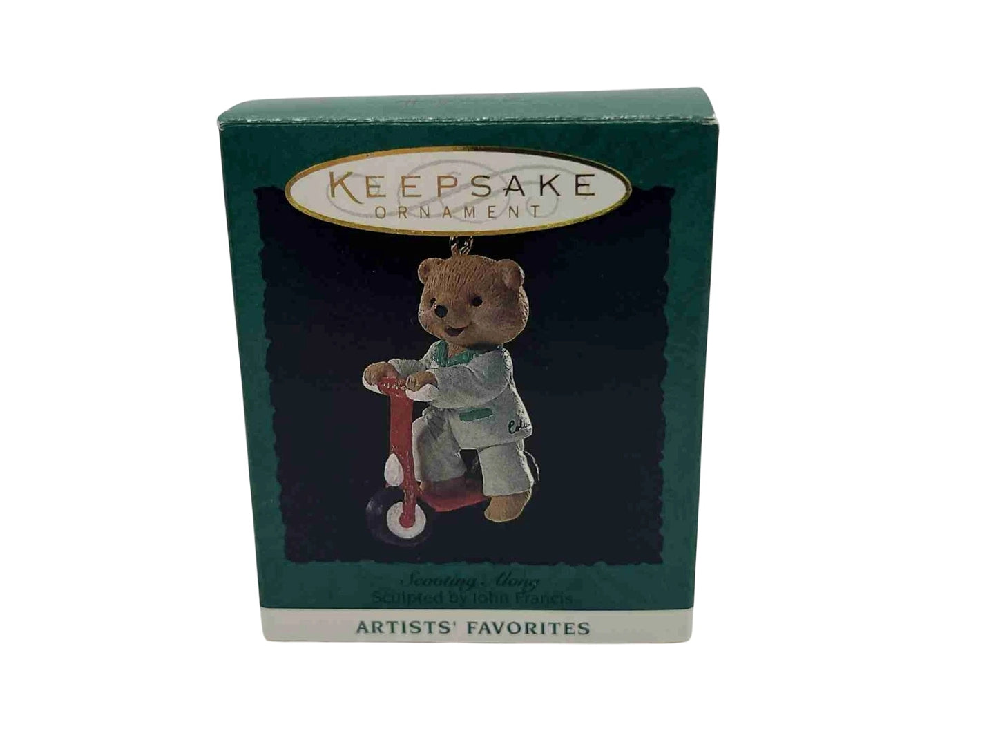 1994 Scooting Along Hallmark Ornament (Teddy Bear) QXM5173