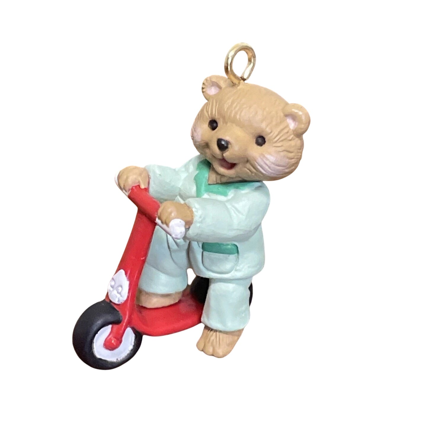 1994 Scooting Along Hallmark Ornament (Teddy Bear) QXM5173