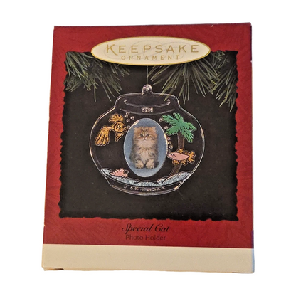 1994 Special Cat Hallmark Ornament (Photo Holder) QX5606