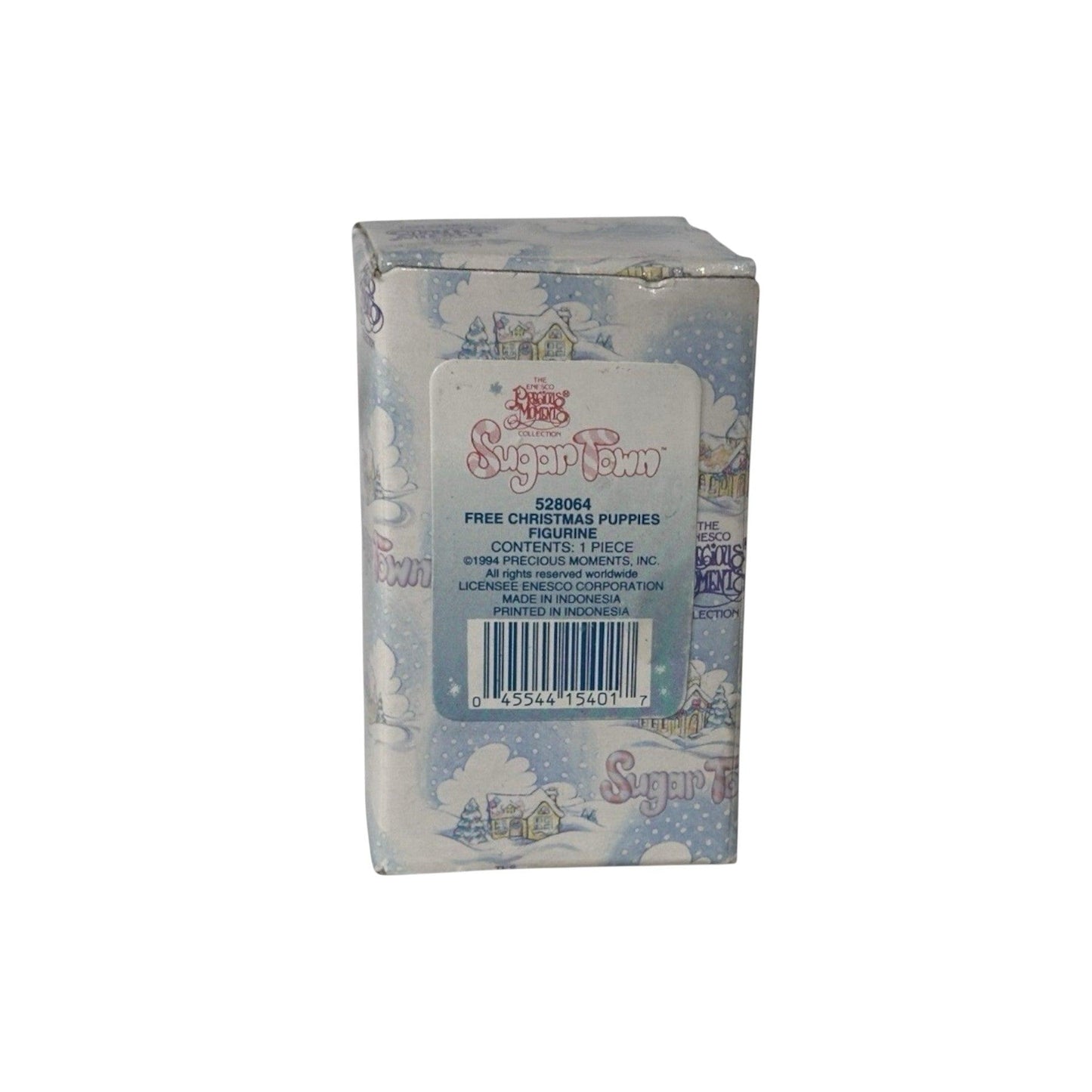 1994 Sugar Town Free Christmas Puppies Figurine (Precious Moments)