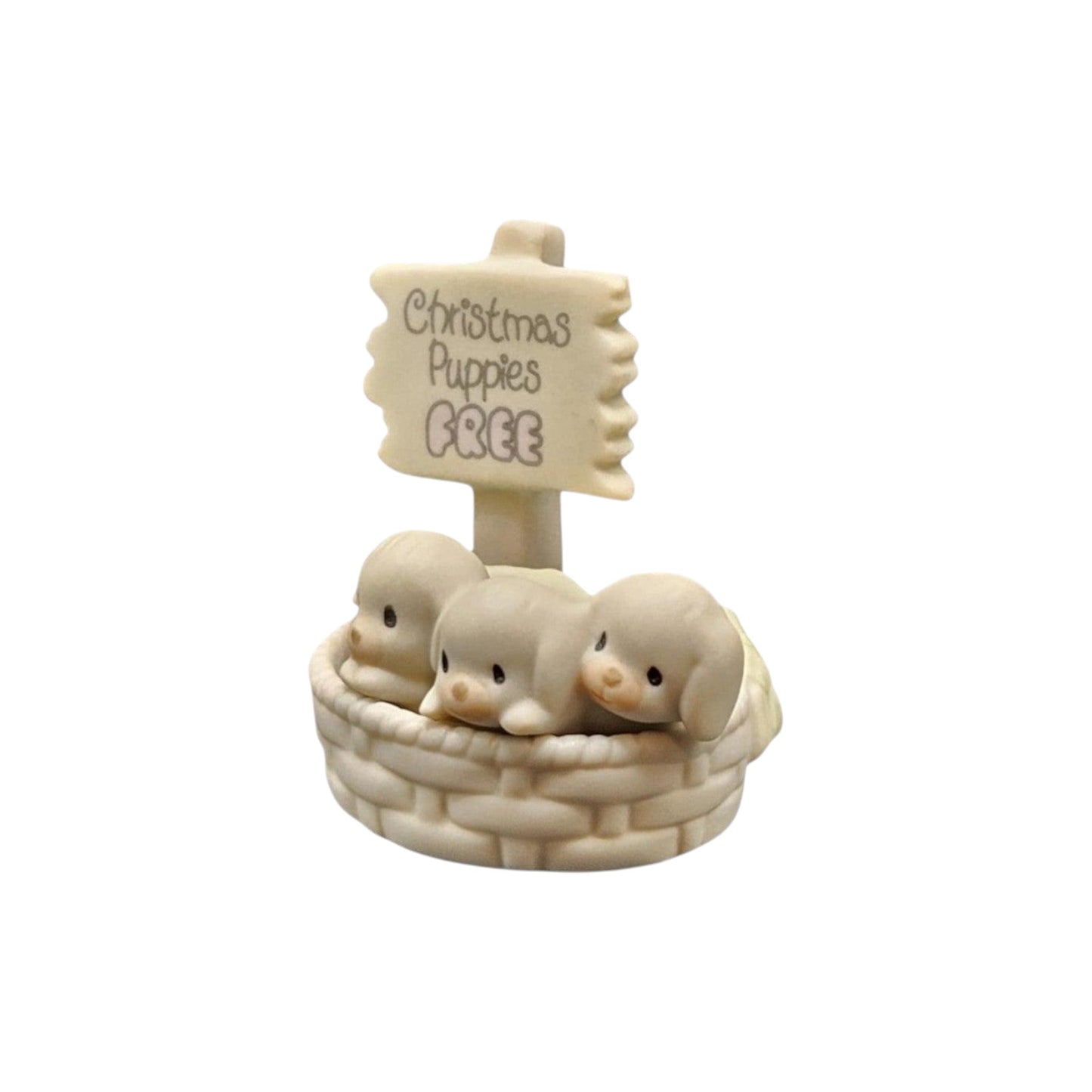 1994 Sugar Town Free Christmas Puppies Figurine (Precious Moments)