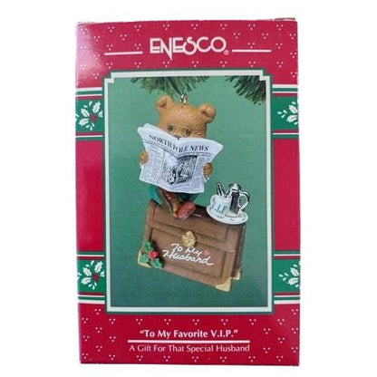 1994 To My Favorite V.I.P - A Gift for That Special Husband Enesco Ornament (Teddy Bear) 596698