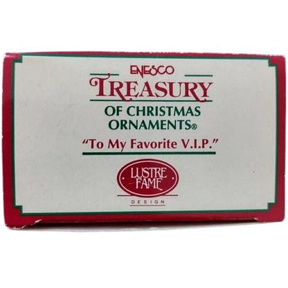 1994 To My Favorite V.I.P - A Gift for That Special Husband Enesco Ornament (Teddy Bear) 596698