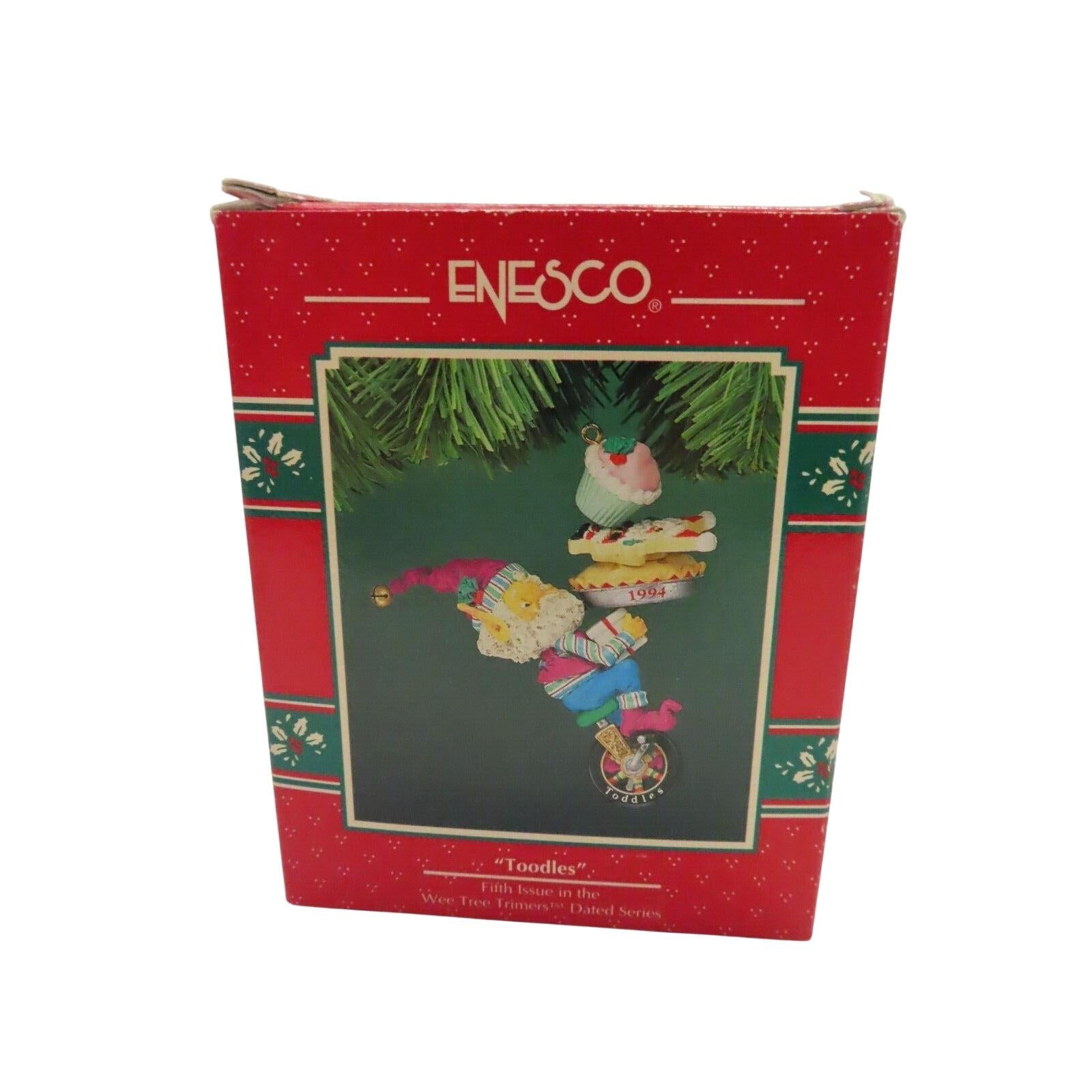 1994 Toodles - Fifth Issue in the Wee Tree Trimmers Dated Series Enesco Ornament (Elf) 551503