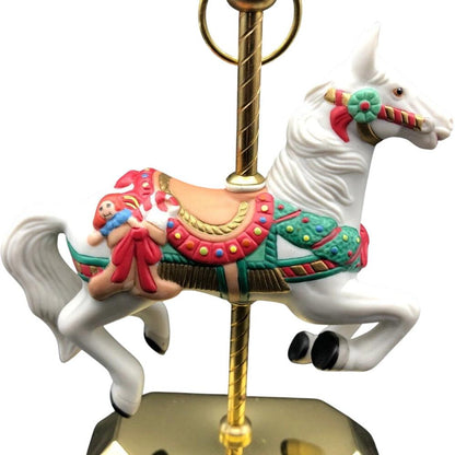 1994 White Hallmark Ornament (Tobin Fraley Carousel Horse) QX5223