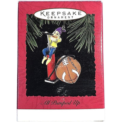 1994 All Pumped Up Hallmark Ornament (Football) QX5923
