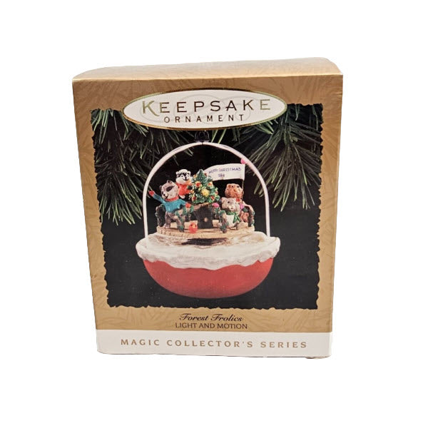 1994 Animal Circle a Lighted Tree Hallmark Ornament (Forest Frolics) QLX7436