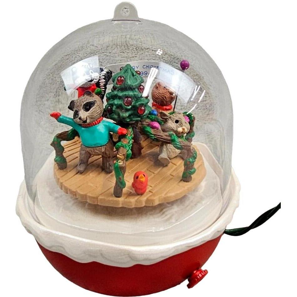 1994 Animal Circle a Lighted Tree Hallmark Ornament (Forest Frolics) QLX7436