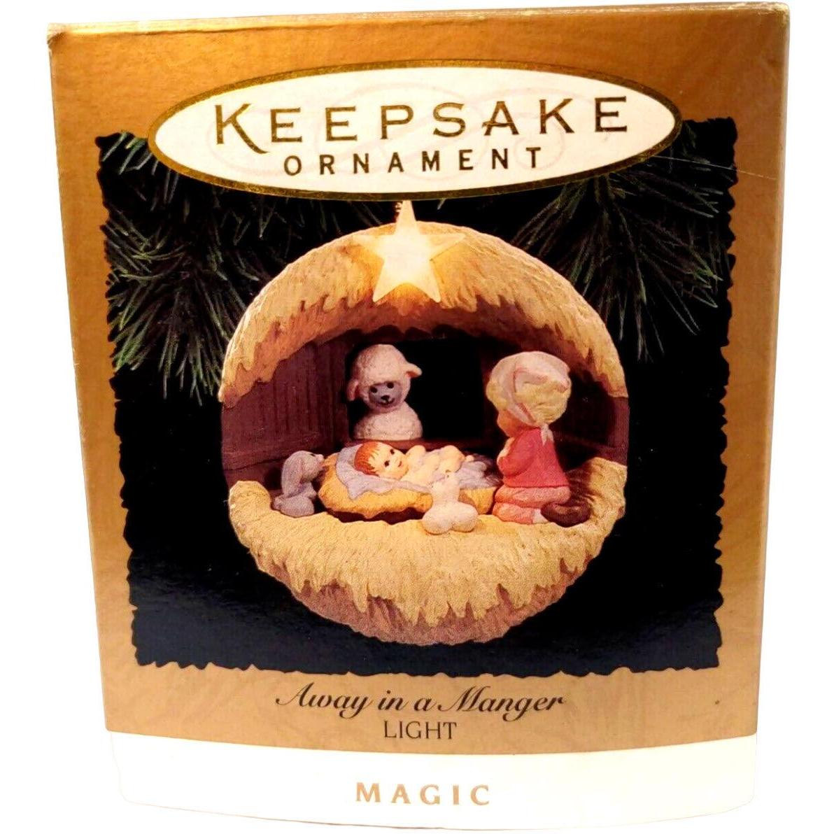 1994 Away in a Manger Hallmark Ornament (Nativity) QLX7383