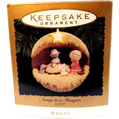1994 Away in a Manger Hallmark Ornament (Nativity) QLX7383
