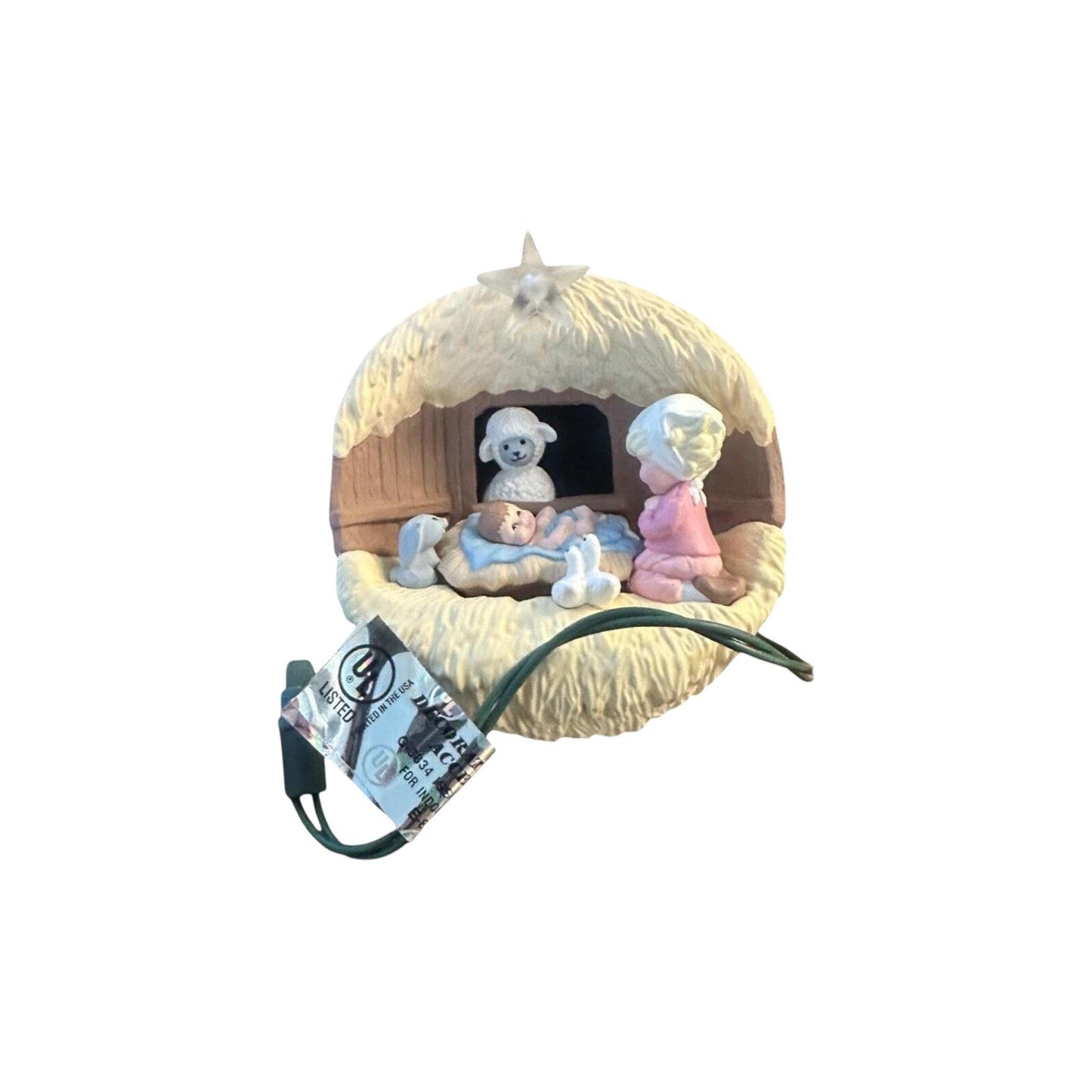 1994 Away in a Manger Hallmark Ornament (Nativity) QLX7383 Image1