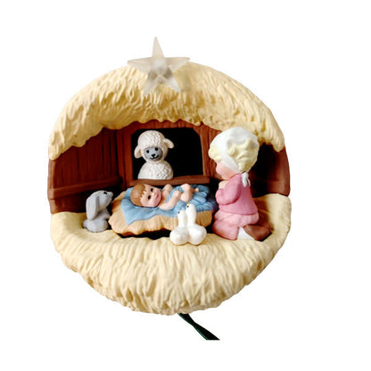 1994 Away in a Manger Hallmark Ornament (Nativity) QLX7383