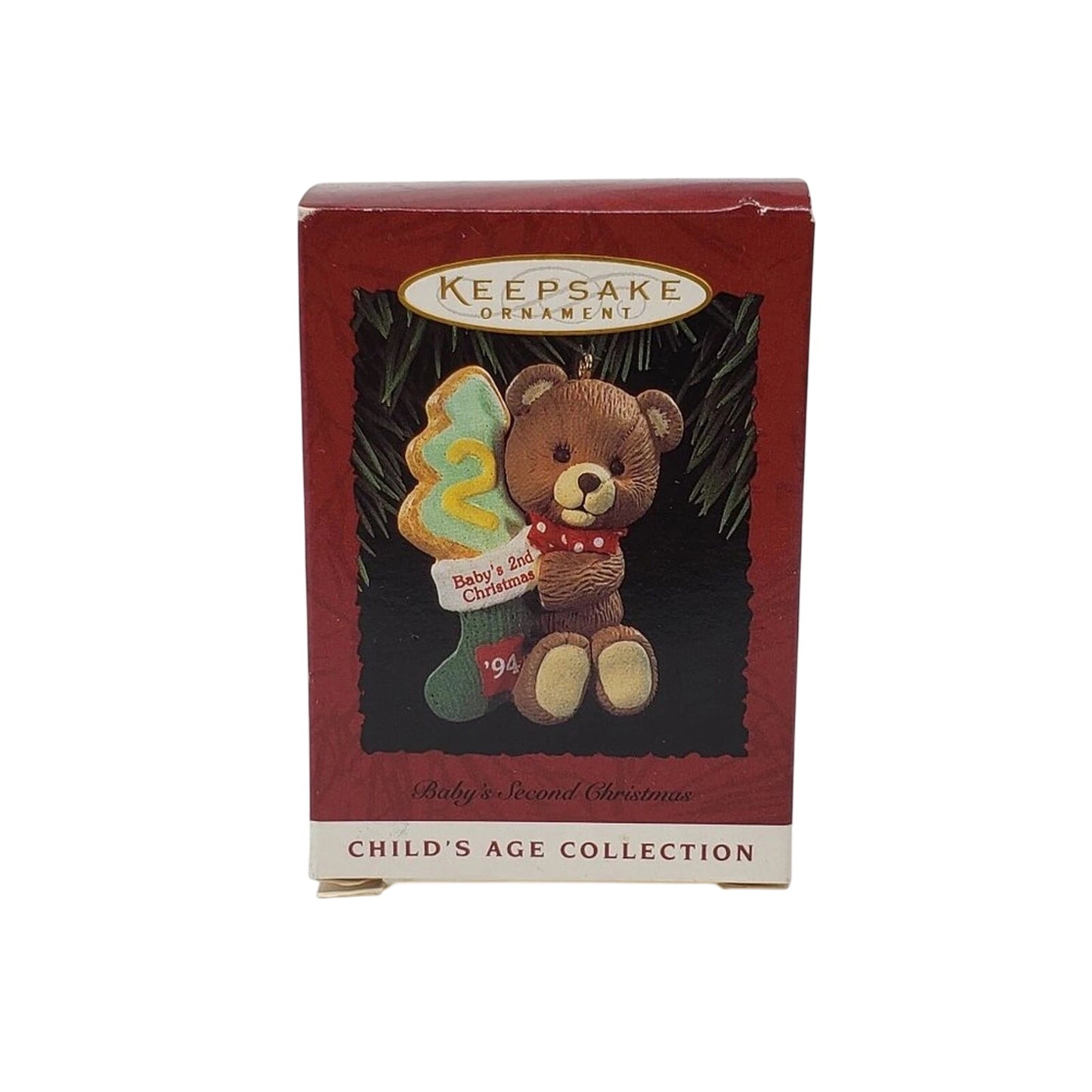 1994 Baby's Second Christmas Hallmark Ornament (Baby Second Christmas) QX5716